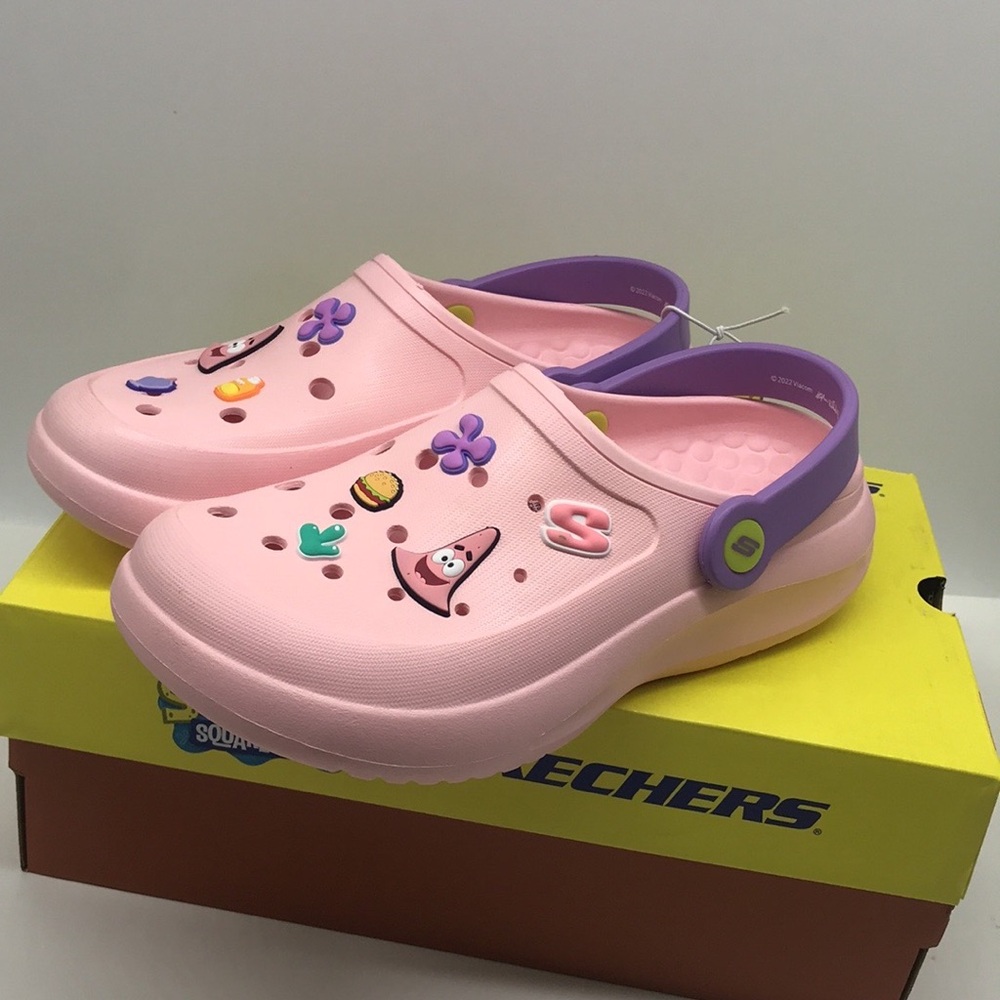 Skechers Sponge Bob Squarepants Women's Patrick Foamies Size 6 - Picture 12 of 14
